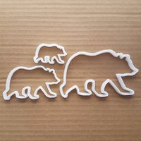 Bär Grizzly Braunen Riesen Form Cookie Cutter Teig Keks Gebäck Fondant Scharfe Schablone Honig Tiere Bär Grizzly Braunen Riesen Form Cookie Cutter Teig Keks Gebäck Fondant Scharfe Schablone Honig Tiere von CutterCraftUK