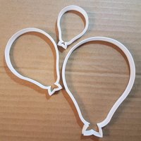 Ballon Party Wasser Form Cookie Cutter Teig Gebäck Fondant Scharfe Hot Air Geburtstag Dekoration Schablone von CutterCraftUK