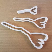 Besenstiel Halloween Fliegen Form Cookie Cutter Teig Keks Gebäck Fondant Scharfe Schablone Fliegende Hexe Spuk von CutterCraftUK