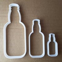Bierflasche Alkohol Trinkform Ausstecher Teig Keks Gebäck Fondant Scharfe Schablone Essen Party Ale Cider von CutterCraftUK