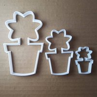 Blume Topf Garten Pflanze Form Cookie Cutter Teig Keks Gebäck Fondant Scharfe Schablone Sommer Blumen Blume Topf Garten Pflanze Form Cookie Cutter Teig Keks Gebäck Fondant Scharfe Schablone Sommer Blumen von CutterCraftUK