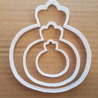 Christbaumkugel Baum Dekoration Xmas Form Cookie Cutter Teig Keks Gebäck Schablone Weihnachten Scharfe Fondant von CutterCraftUK