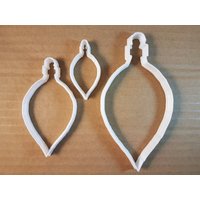 Christbaumkugel Ornament Xmas Tree Form Cookie Cutter Teig Keks Gebäck Weihnachten Schablone Fondant Scharf von CutterCraftUK