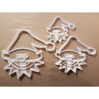 Christmas Elf Helfer Spielzeug Form Cookie Cutter Teig Keks Gebäck Fondant Stempel Schablone Scharfe Elfen Xmas von CutterCraftUK