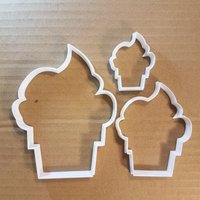 Cup Cake Fee Vereisung Essen Form Cookie Cutter Teig Keks Gebäck Fondant Scharfe Schablone Muffin Pudding Dessert von CutterCraftUK