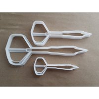 Dart Spiel Flug Raketenform Keks Cutter Teig Gebäck Fondant Stempel Schablone Sharp Sport Game Board Dart Spiel Flug Raketenform Keks Cutter Teig Gebäck Fondant Stempel Schablone Sharp Sport Game Board von CutterCraftUK