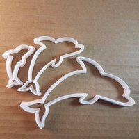 Delphin Meer Tier Ozean Form Cookie Cutter Teig Gebäck Fondant Scharfe Schablone Kreatur Strand Säugetier von CutterCraftUK