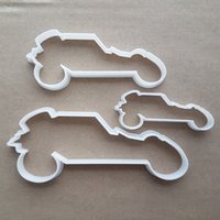 Dune Buggy 4 X Hill Climb Form Cookie Cutter Teig Keks Gebäck Fondant Scharf Strand Schablone Fahrzeug Auto Truck Sport Sand von CutterCraftUK