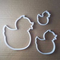 Ente Duckling Vogel Küken Form Cookie Cutter Tier Keks Gebäck Fondant Scharfe Schablone Teig Ostern Ducky Rubber von CutterCraftUK