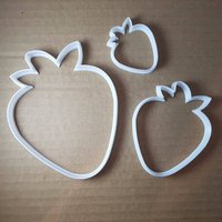 Erdbeere Frucht Pflanze Form Cookie Cutter Berry Keks Gebäck Fondant Scharfe Schablone Teig Essen Erdbeere Frucht Pflanze Form Cookie Cutter Berry Keks Gebäck Fondant Scharfe Schablone Teig Essen von CutterCraftUK