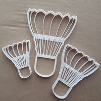 Federball Badminton Sport Form Cookie Cutter Teig Keks Fondant Scharfe Schablone Spiel Gericht Federball Badminton Sport Form Cookie Cutter Teig Keks Fondant Scharfe Schablone Spiel Gericht von CutterCraftUK