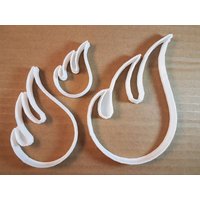 Feuer Flamme Camp Brennen Heiß Form Cookie Cutter Teig Keks Gebäck Fondant Scharfe Schablone Flammen Flammenden von CutterCraftUK