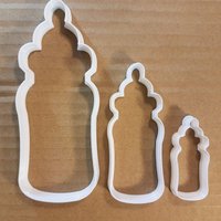Flasche Baby Milch Kleinkind Form Cookie Cutter Teig Gebäck Fondant Scharfe Schablone Dusche Taufe von CutterCraftUK