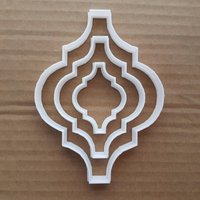 Floraler Art Deko Form Cookie Cutter Teig Keks Gebäck Fondant Scharfe Schablone Rahmen Plaque Spiegel von CutterCraftUK