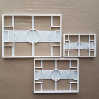 Fußball Spielfeld Sport Ziel Form Cookie Cutter Teig Keks Gebäck Fondant Scharfe Schablone Spiel Fuß Ball Feld Markierungen von CutterCraftUK