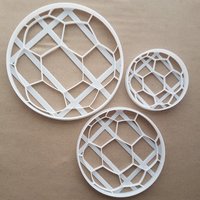 Fußball Sport Form Cookie Cutter Teig Keks Gebäck Fondant Scharfe Schablone Fuß Ball-Spiel Spielen von CutterCraftUK