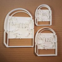 Grabstein Grab Halloween Form Cookie Cutter Teig Keks Gebäck Fondant Scharfe Schablone Stein Kopf Gruselige Rip von CutterCraftUK