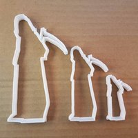 Grim Reaper Tod Unheimlich Form Cookie Cutter Teig Keks Gebäck Fondant Scharfe Schablone Halloween von CutterCraftUK