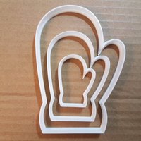 Handschuh Ofen Hand Form Cookie Cutter Teig Keks Gebäck Fondant Scharfe Schablone Winter Xmas Weihnachten Schnee Ski Mitt von CutterCraftUK