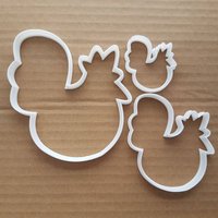 Huhn Henne Geflügel Küken Farm Form Cookie Cutter Tier Keks Gebäck Schablone Fondant Teig Ostern Scharf von CutterCraftUK