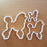 Hund Pudel Hündchen Haustier Welpen Form Cookie Cutter Tier Keks Gebäck Schablone Scharfen Teig Fondant von CutterCraftUK