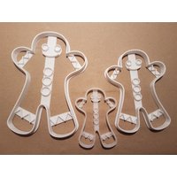 Ingwer Brot Mann Kuchen Weihnachten Form Cookie Cutter Teig Keks Fondant Stempel Schablone Scharfe Xmas Lebkuchen Dekoration Dessert von CutterCraftUK