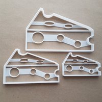 Käse Keil Scheibe Essen Cookie Cutter Teig Keks Gebäck Fondant Scharfe Schablone Snack Maus Löchrige Loechern Käse Keil Scheibe Essen Cookie Cutter Teig Keks Gebäck Fondant Scharfe Schablone Snack Maus Löchrige Loechern von CutterCraftUK