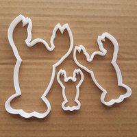 Karabiner Marine Krebstiere Form Cookie Cutter Teig Keks Gebäck Fondant Scharfe Schablone Tier Meer Kreatur Ozean Strand Krebse von CutterCraftUK