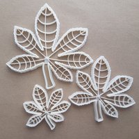Kastanie Baum Blatt Pflanze Form Cookie Cutter Teig Keks Gebäck Fondant Scharfe Schablone Stamm Garten Kastanie Baum Blatt Pflanze Form Cookie Cutter Teig Keks Gebäck Fondant Scharfe Schablone Stamm Garten von CutterCraftUK