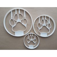 Katze Paw Print Katzenartige Form Cookie Cutter Teig Keks Gebäck Fondant Scharfe Schablone Kätzchen Kitty Fuß Heimtier von CutterCraftUK