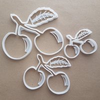 Kirsche Blatt Pflanze Obst Form Cookie Cutter Teig Keks Gebäck Fondant Scharfe Schablone Kirschen Essen Beere Baum Kirsche Blatt Pflanze Obst Form Cookie Cutter Teig Keks Gebäck Fondant Scharfe Schablone Kirschen Essen Beere Baum von CutterCraftUK