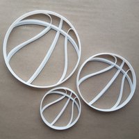 Korb Ball Sport Spielen Form Cookie Cutter Teig Keks Gebäck Fondant Scharfe Schablone Basketballspiel von CutterCraftUK