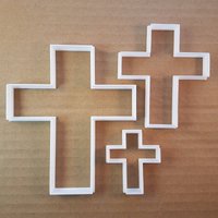 Kreuz Kruzifix Halloween Form Cookie Cutter Teig Keks Gebäck Fondant Scharfe Schablone Weihnachten Xmas von CutterCraftUK