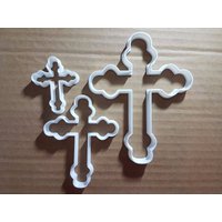 Kreuz Kruzifix Kirche Form Cookie Cutter Teig Keks Gebäck Fondant Scharfe Schablone Heilige Xmas Weihnachten Religiösen von CutterCraftUK