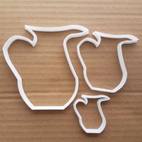 Krug Vase Topf Container Form Cookie Cutter Teig Keks Gebäck Fondant Scharfe Schablone von CutterCraftUK