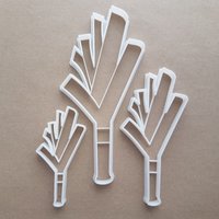 Lauch Gemüse Essen Zwiebel Form Cookie Cutter Teig Keks Gebäck Fondant Scharfe Schablone Snack Frühling Schalotte St. Davids Tag von CutterCraftUK