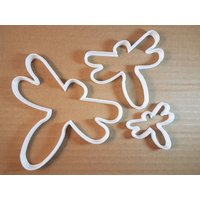 Libelle Insekt Form Cookie Cutter Teig Keks Gebäck Fondant Tier Scharfe Bug Drachen Fliegen Garten von CutterCraftUK