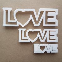 Liebe Herz Text Valentine Form Cookie Cutter Teig Keks Gebäck Fondant Scharfe Schablone Schreiben Valentinstag Hochzeit Liebe Herz Text Valentine Form Cookie Cutter Teig Keks Gebäck Fondant Scharfe Schablone Schreiben Valentinstag Hochzeit von CutterCraftUK