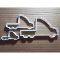 Lkw Cab Wagon Form Cookie Cutter Teig Biskuit Konditor Sharp Stencil Vehicle Automicle Auto Semi von CutterCraftUK