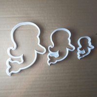 Meerjungfrau Fantasie Meer Mythos Form Ausstechform Strand Keks Gebäck Fondant Scharfe Schablone Teig Ozean von CutterCraftUK