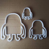 Monster Alien Figur Form Cookie Cutter Teig Keks Gebäck Fondant Scharfe Schablone Halloween Gruselige Kreatur von CutterCraftUK