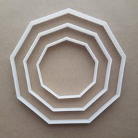 Nonagon Neun Seite Polygon Form Cookie Cutter Teig Keks Gebäck Fondant Scharfe Doppelseitig Schablone Grundlegende Mathematik Enneagon Nonagon Neun Seite Polygon Form Cookie Cutter Teig Keks Gebäck Fondant Scharfe Doppelseitig Schablone Grundlegende Mathematik Enneagon von CutterCraftUK