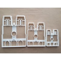 Notre Dame Paris Kathedrale Frankreich Kirche Form Ausstecher Teig Fondant Scharfe Schablone Französisch Notre Dame Paris Kathedrale Frankreich Kirche Form Ausstecher Teig Fondant Scharfe Schablone Französisch von CutterCraftUK