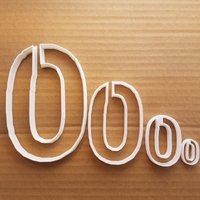 Null 0 Ziffernform Keksschneider Teig Keks Gebäck Fondant Scharfe Schablone Geburtstag Null 0 Ziffernform Keksschneider Teig Keks Gebäck Fondant Scharfe Schablone Geburtstag von CutterCraftUK