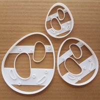 Osterei Schokolade Form Cookie Cutter Teig Keks Gebäck Muster Scharfe Schablone Essen Osterei Schokolade Form Cookie Cutter Teig Keks Gebäck Muster Scharfe Schablone Essen von CutterCraftUK
