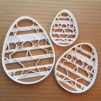 Ostern Ei Dekoration Form Cookie Cutter Teig Gebäck Fondant Scharfe Schablone Schokolade Behandeln Lebensmittel Sterne von CutterCraftUK