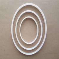 Ovale Kurve Ei Ellipse Form Cookie Cutter Teig Keks Gebäck Fondant Scharfe Schablone Mathematik Basic von CutterCraftUK