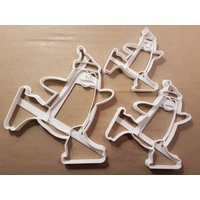 Pinguin Schlittschuh Santa Form Cookie Cutter Teig Keks Gebäck Fondant Stempel Schablone Scharfe Xmas Weihnachten Skaten Vogel von CutterCraftUK