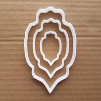 Plaque Christbaumkugel Dekoration Form Cookie Cutter Teig Keks Gebäck Fondant Scharfe Schablone Spiegel Rahmen Typenschild von CutterCraftUK