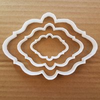 Plaque Rahmen Spiegel Bild Form Cookie Cutter Teig Keks Gebäck Schablone Scharfe Platte Name Preis von CutterCraftUK